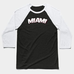 Miami Raised Me Florida Baseball T-Shirt